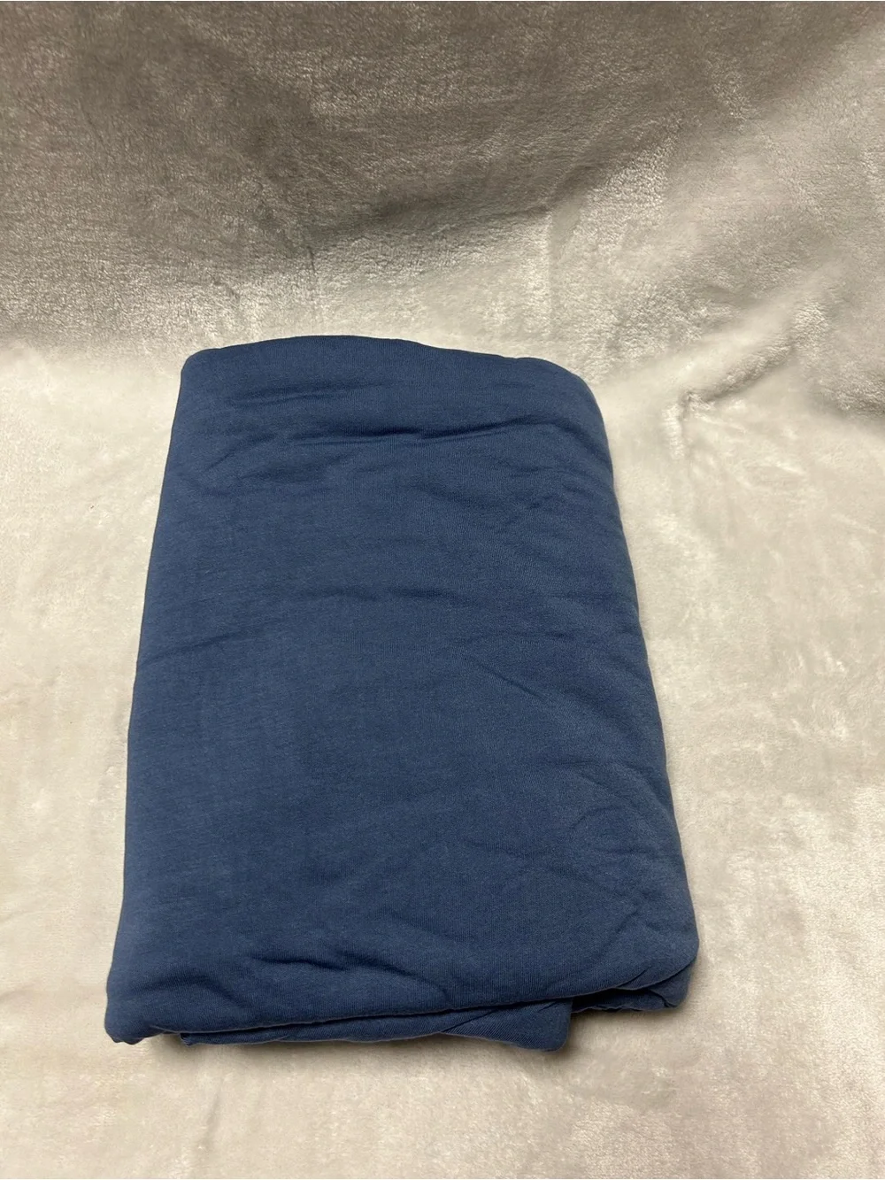 TEMPUR-PEDIC Vintage Indigo blue Rayon from Bamboo king flat sheet ONLY